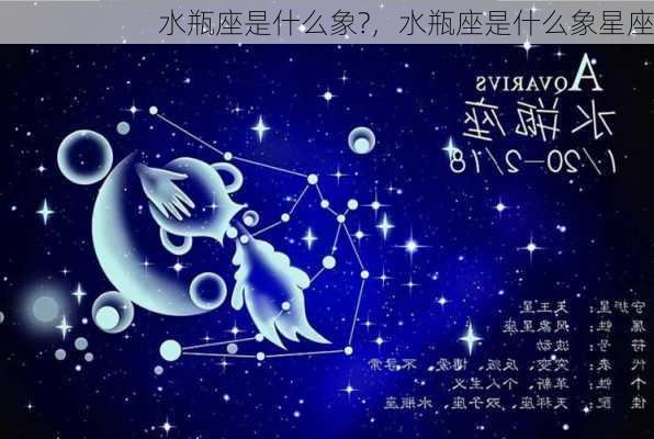 水瓶座是什么象?，水瓶座是什么象星座