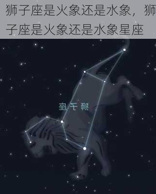 狮子座是火象还是水象，狮子座是火象还是水象星座