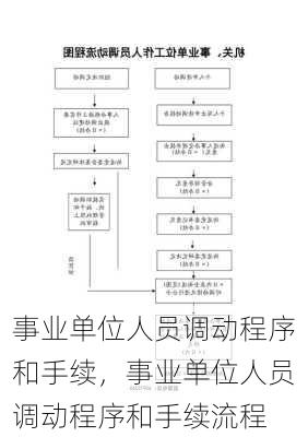 事业单位人员调动程序和手续，事业单位人员调动程序和手续流程