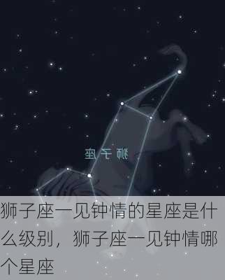 狮子座一见钟情的星座是什么级别，狮子座一见钟情哪个星座