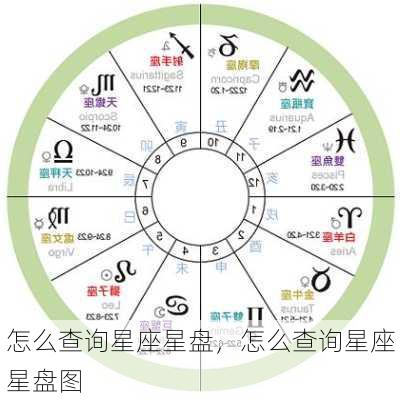 怎么查询星座星盘，怎么查询星座星盘图