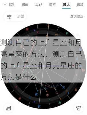 测测自己的上升星座和月亮星座的方法，测测自己的上升星座和月亮星座的方法是什么