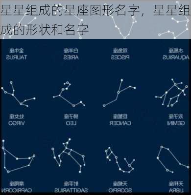 星星组成的星座图形名字，星星组成的形状和名字