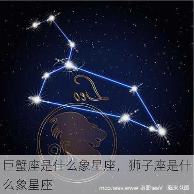 巨蟹座是什么象星座，狮子座是什么象星座