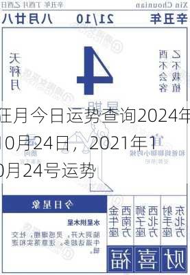 狂月今日运势查询2024年10月24日，2021年10月24号运势