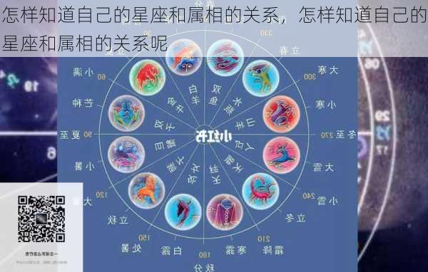 怎样知道自己的星座和属相的关系，怎样知道自己的星座和属相的关系呢