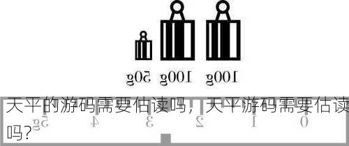 天平的游码需要估读吗，天平游码需要估读吗?