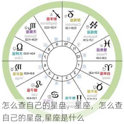 怎么查自己的星盘，星座，怎么查自己的星盘,星座是什么