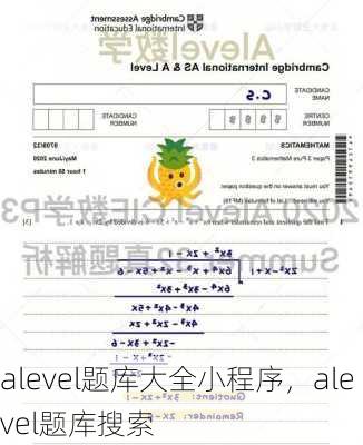 alevel题库大全小程序，alevel题库搜索