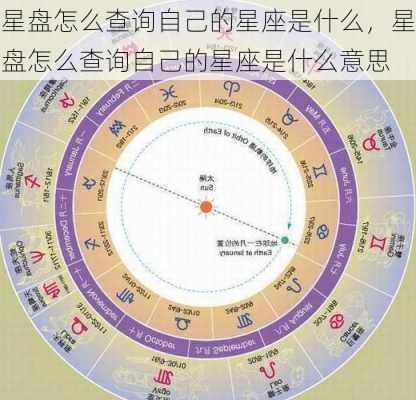 星盘怎么查询自己的星座是什么，星盘怎么查询自己的星座是什么意思