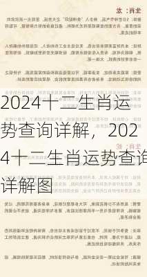 2024十二生肖运势查询详解，2024十二生肖运势查询详解图