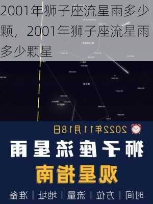 2001年狮子座流星雨多少颗，2001年狮子座流星雨多少颗星