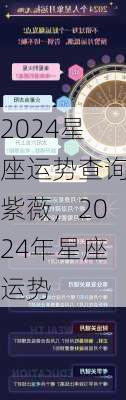 2024星座运势查询紫薇，2024年星座运势