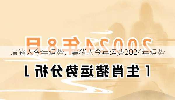 属猪人今年运势，属猪人今年运势2024年运势