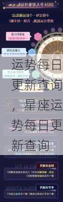 运势每日更新查询，星座运势每日更新查询