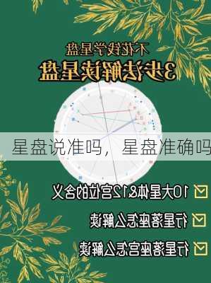 星盘说准吗，星盘准确吗