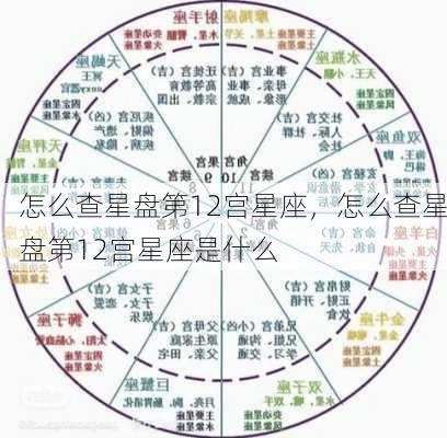 怎么查星盘第12宫星座，怎么查星盘第12宫星座是什么