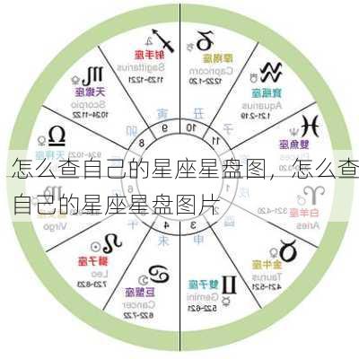 怎么查自己的星座星盘图，怎么查自己的星座星盘图片