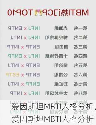 爱因斯坦MBTI人格分析，爱因斯坦MBTI人格分析