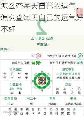 怎么查每天自己的运气，怎么查每天自己的运气好不好