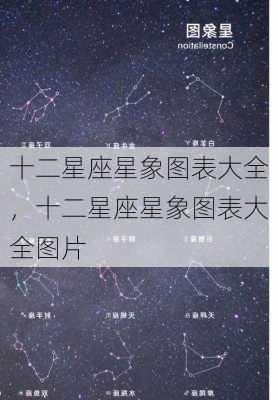 十二星座星象图表大全，十二星座星象图表大全图片