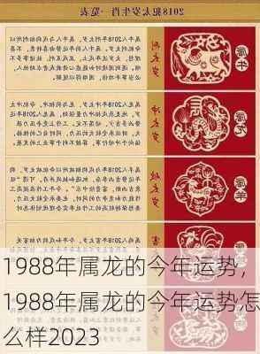 1988年属龙的今年运势，1988年属龙的今年运势怎么样2023