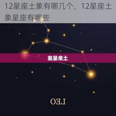 12星座土象有哪几个，12星座土象星座有哪些