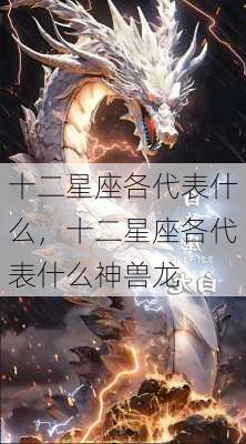 十二星座各代表什么，十二星座各代表什么神兽龙