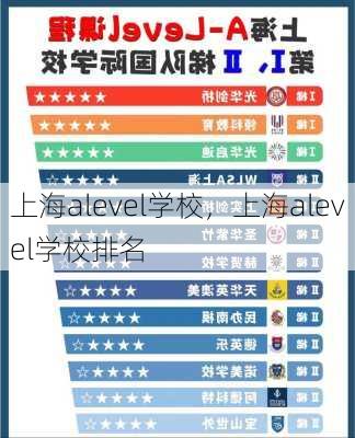 上海alevel学校，上海alevel学校排名