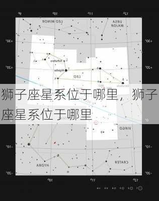 狮子座星系位于哪里，狮子座星系位于哪里