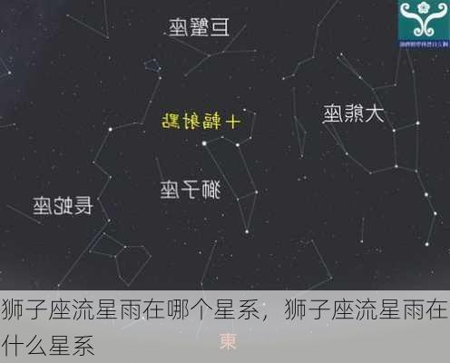 狮子座流星雨在哪个星系，狮子座流星雨在什么星系