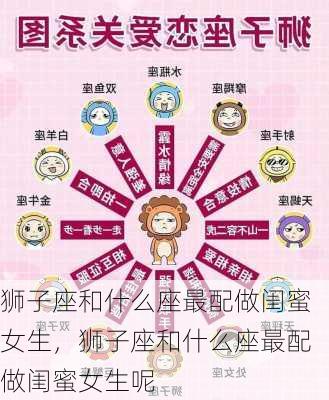 狮子座和什么座最配做闺蜜女生，狮子座和什么座最配做闺蜜女生呢