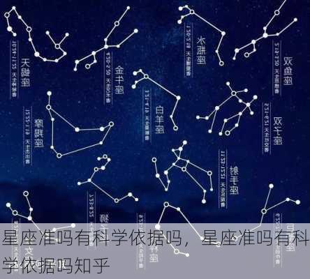 星座准吗有科学依据吗，星座准吗有科学依据吗知乎